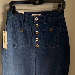 ROLLA'S Dark Blue Flare Jeans